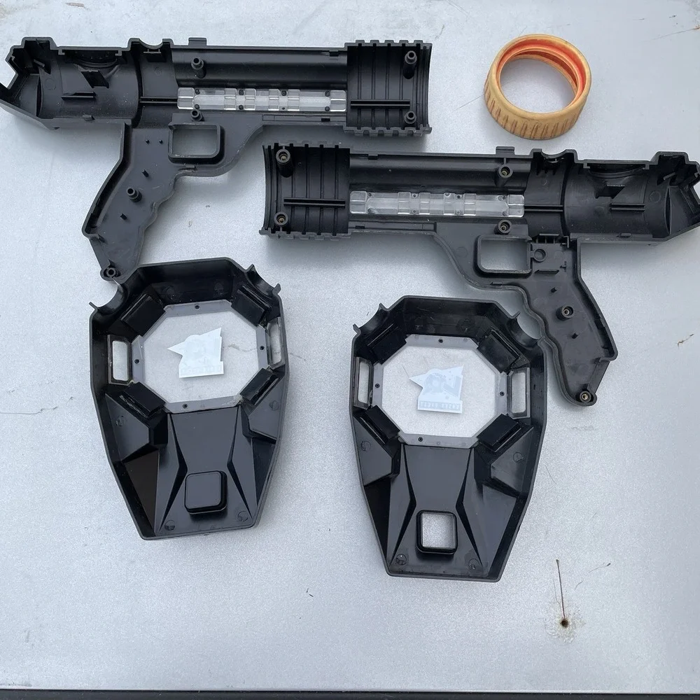 1 Set RARE Laser Quest LQ Laser Tag Vest Case x2 & Phaser Gun Casing x1 as Parts